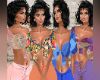 CropTieTopGraphicBlues