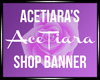AceTiara Shop Banner