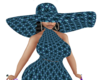 Funky Blue Hat
