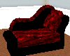 red passion lounge couch