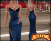 Royal Blue Satin Gown