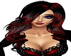 Black & Red Aamina Hair