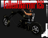 fw black & goldmotorbike