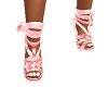 Pink Silk Ribbon Heels