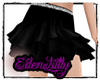 [Eden] Black Skirt
