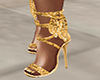 Gold Evening sandals*F
