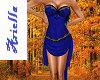 [ARIE]blue romantic dres