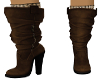 Chic Brown Suede Boot