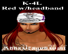K-4L Red w/headband