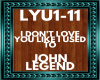 john legend LYU1-11