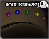 ~DC) Rainbow Studs