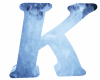 ICE Blue Letter K