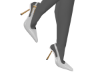 Il Lira white heels