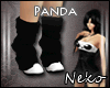 Kawaii Panda Boots