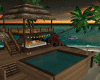 island with pool