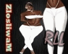 mW♥ RLL Pants White