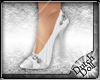 DD Pinstripe Shoes White