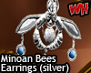 Minoan Bees (silver)