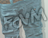 F:::.KREW-K Jeans Teal