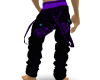 Straight purple Pants