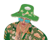{INF} green summer hat