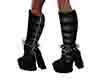 girl in black boots