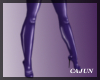 Purple Latex Boots