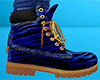 Blue Stripe Work Boots 2 (M)