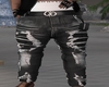 [S] Black Torn Jeans