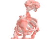 Pink Skeleton Dog