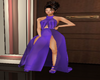 PURPLE SHEER GOWN RLL