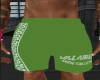 Green Valabasas Shorts