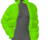 Lime Puffer Jacket