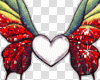 Animated Butterfly heart