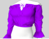 Purple Off Shoulder Blou