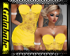 LaceLuv Dress - Yellow