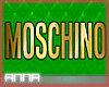 [A] Moschino Lime Clutch