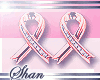 SsU~Pink Ribbon Earrings