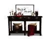 Side Table Brown Gold