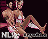 .NLS. Lovers Kiss Seated