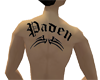[TS] Back Tattoo-Paden1
