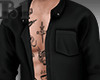 Open Shirt Blk