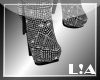 L!A silver boots