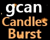 M/F Gold Candles Burst