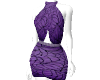 purple web dress
