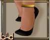 Grace Black Gold Heels
