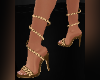 Party Glitter Heels Gold