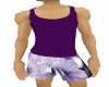 Purple Tank & Shorts