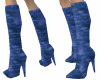 Blue Velvet Stilettos