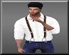 MaleShirt+Suspenders-Brn